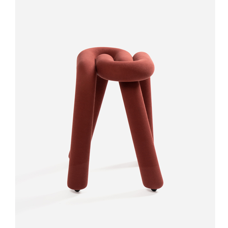 Tabouret BOLD Rouge pailleté MOUSTACHE