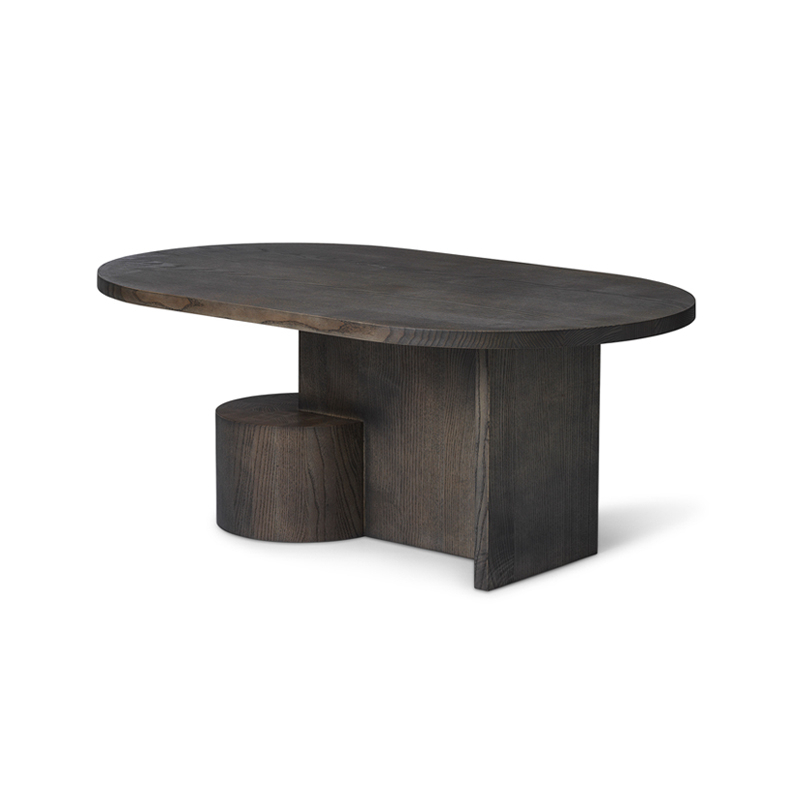 Table basse INSERT Frêne teinté noir FERM LIVING