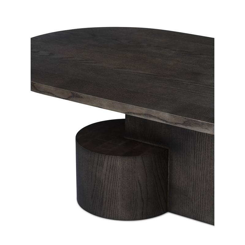 Table basse INSERT Frêne teinté noir FERM LIVING