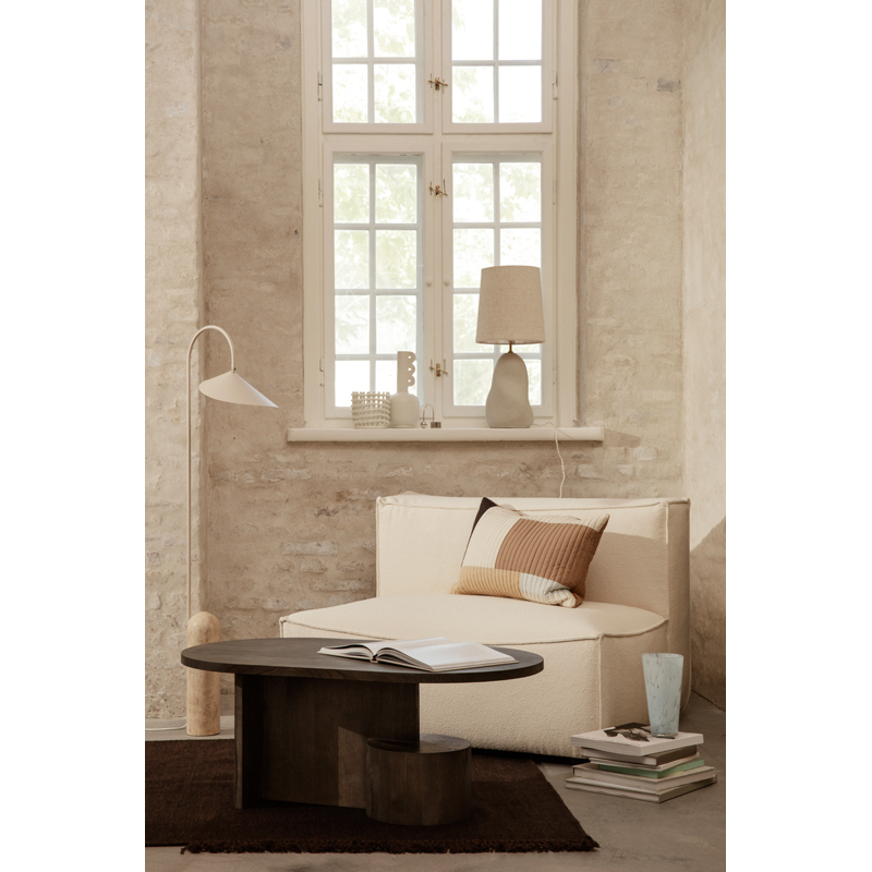 Table basse INSERT Frêne teinté noir FERM LIVING