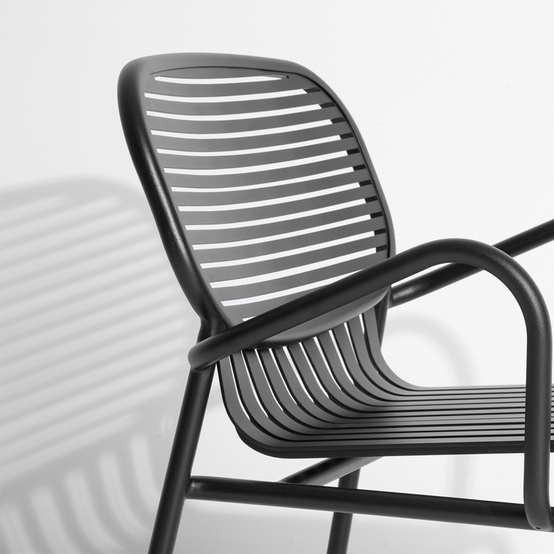 Fauteuil extérieur WEEK-END Noir PETITE FRITURE