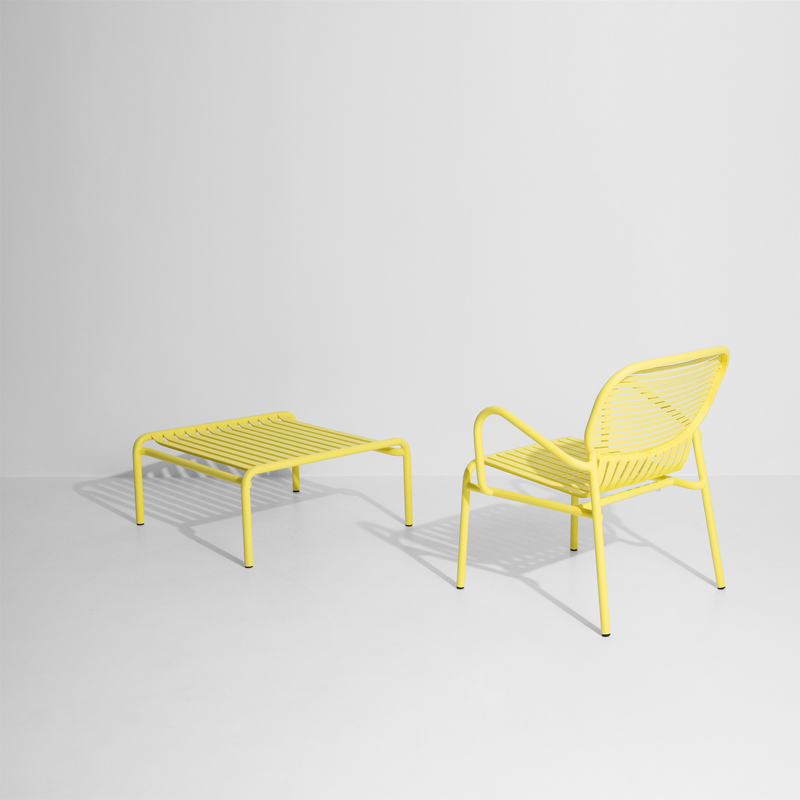 Fauteuil extérieur WEEK-END Jaune PETITE FRITURE