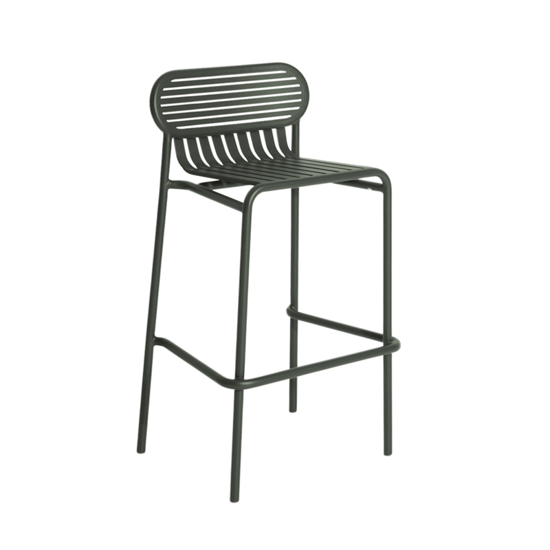 Tabouret haut WEEK-END Vert bouteille PETITE FRITURE
