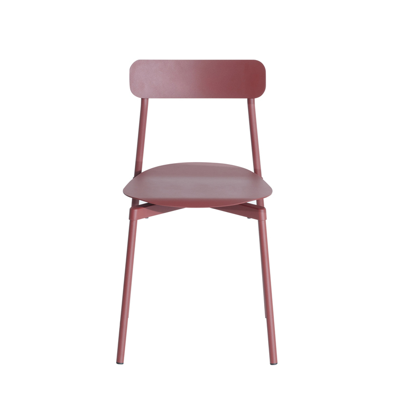 Chaise FROMME Rouge brun PETITE FRITURE