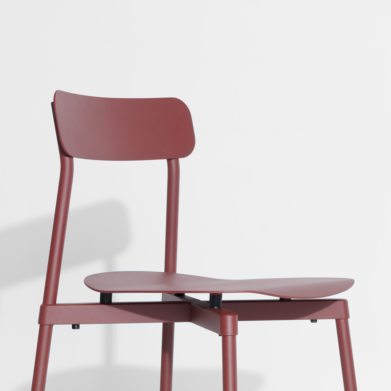 Chaise FROMME Rouge brun PETITE FRITURE
