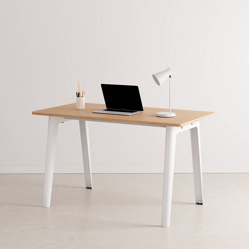Bureau NEW MODERN Chêne Blanc Nuage TIPTOE