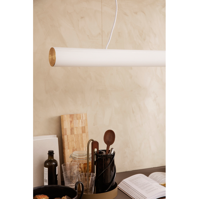 Suspension VUELTA 100 Blanc / Laiton FERM LIVING