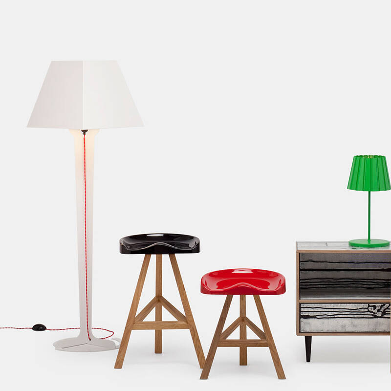Tabouret haut HEIDI Blanc ESTABLISHED & SONS