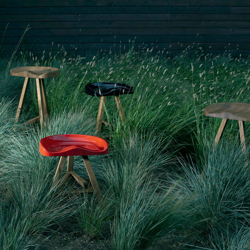 Tabouret haut HEIDI Blanc ESTABLISHED & SONS