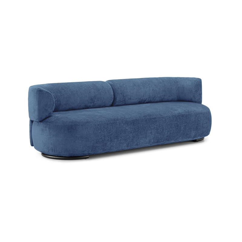Canapé K-WAIT Chenille Chenille bleu ciel KARTELL
