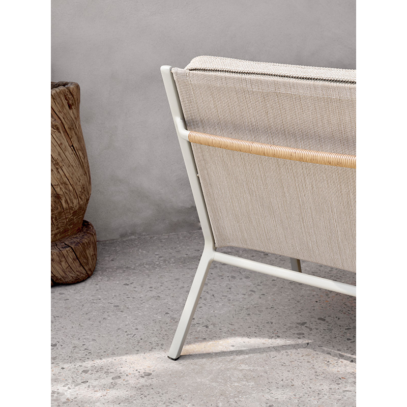 Fauteuil extérieur OPEN AIR Meadow gris clair VIPP