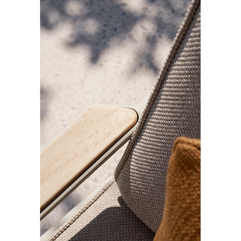 Fauteuil extérieur OPEN AIR Meadow gris clair VIPP