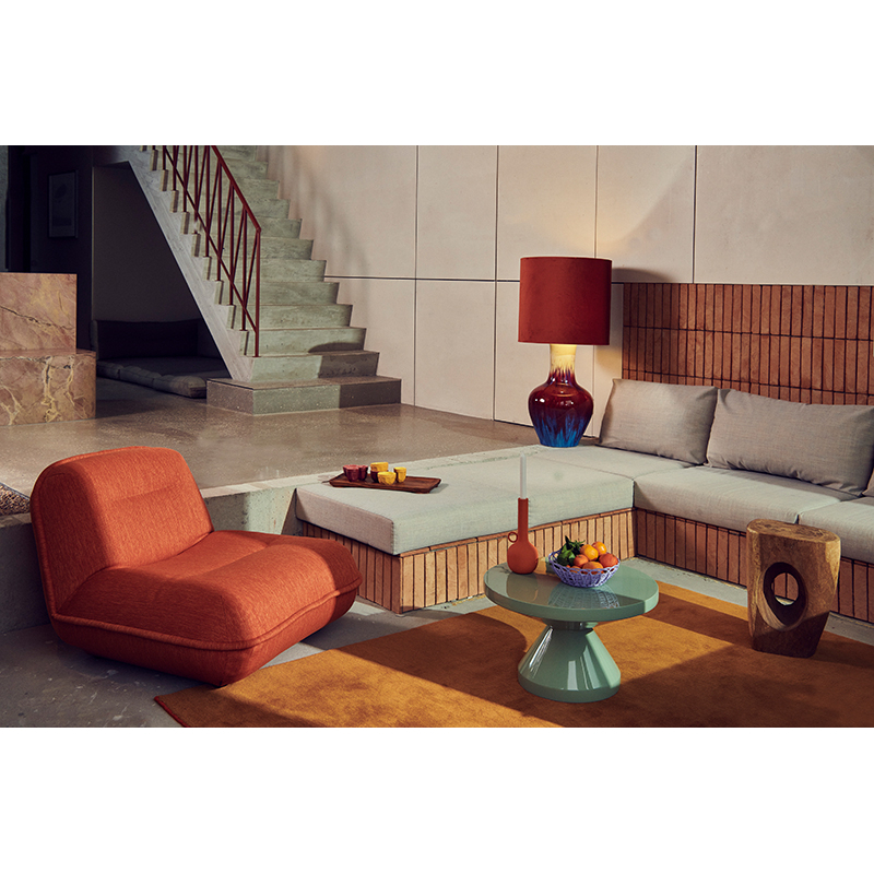 Table basse ZIG ZAG Noir POLS POTTEN