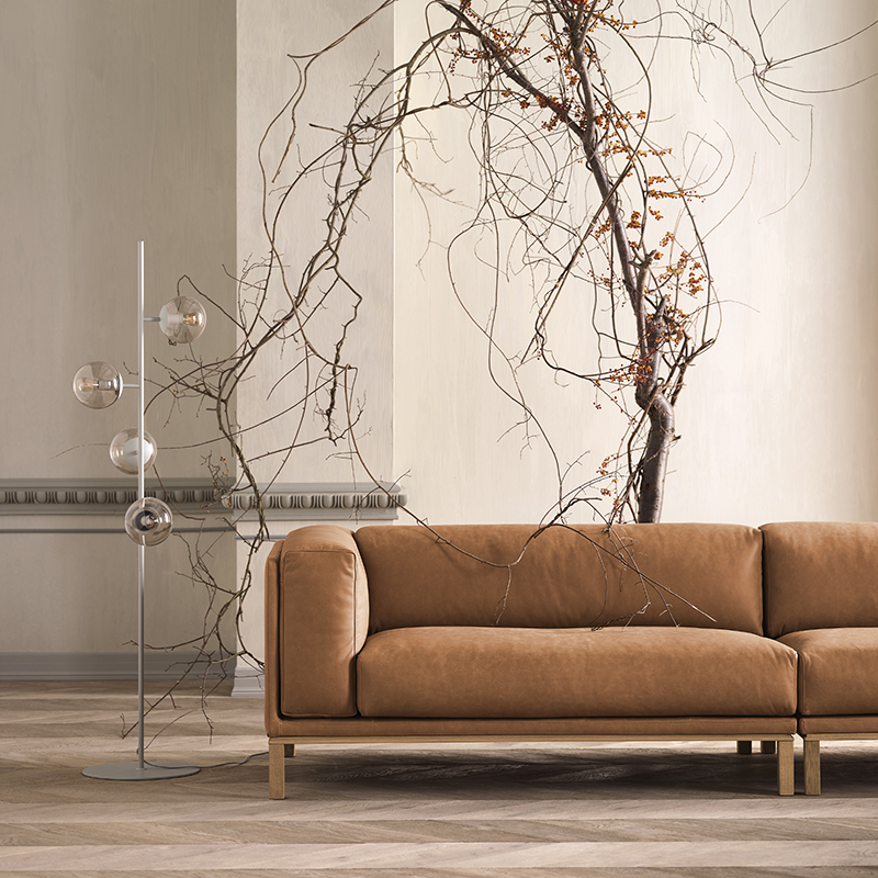 Lampadaire ORB Gris mat BOLIA