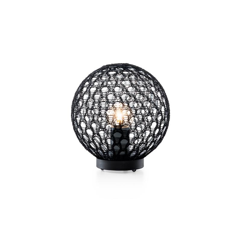 Lampe à poser MONSIEUR LEBONNET Ø 30 Wengé TRIBU
