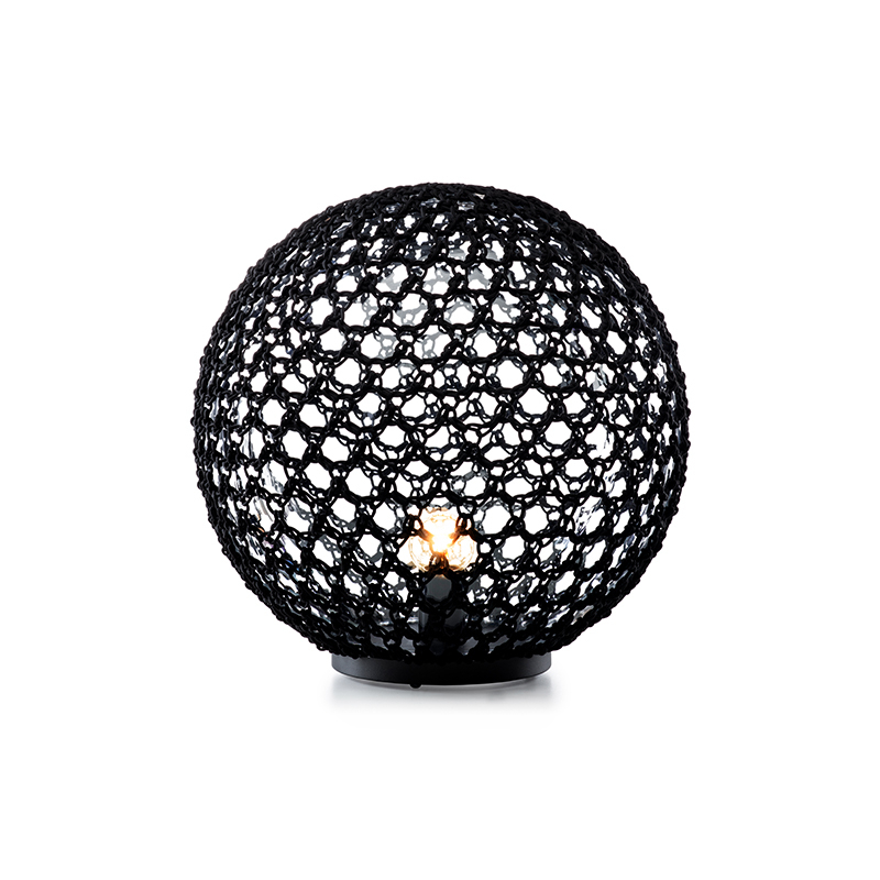 Lampe à poser MONSIEUR LEBONNET Ø 60 Wengé TRIBU