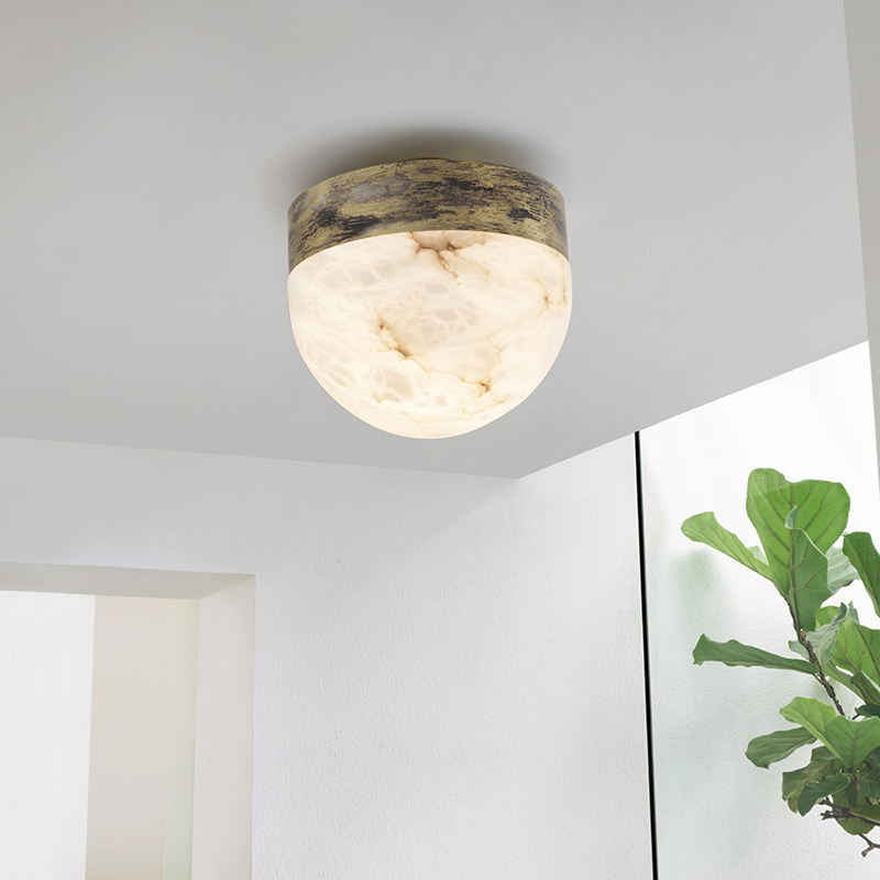 Applique LUCID 300 Laiton oxydé argenté CTO LIGHTING