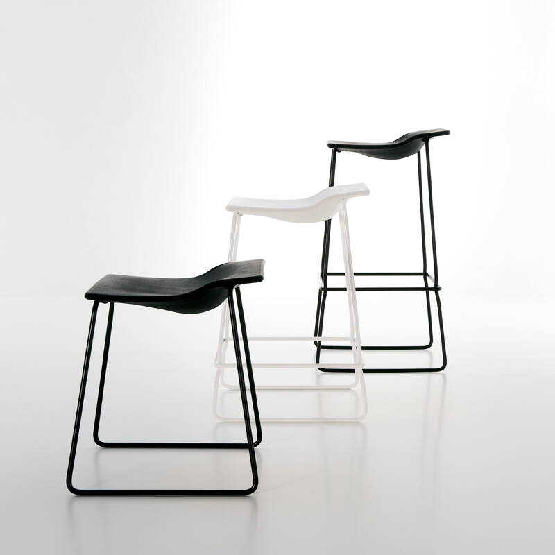 Tabouret haut LAST MINUTE Noir VICCARBE