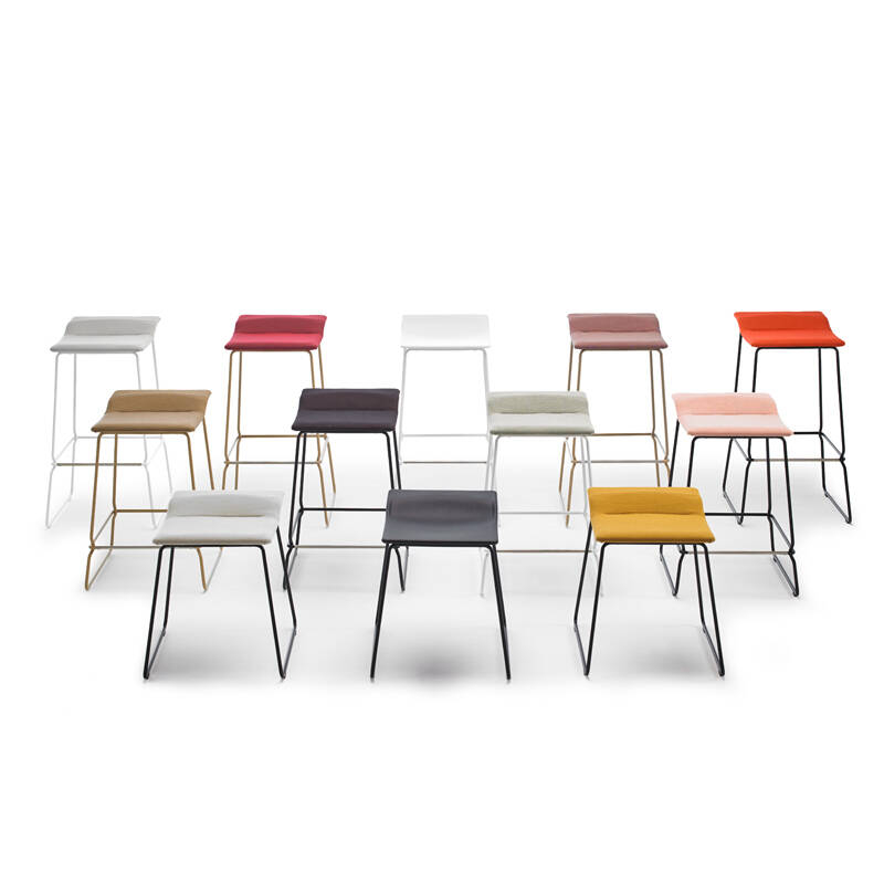 Tabouret haut LAST MINUTE Noir VICCARBE