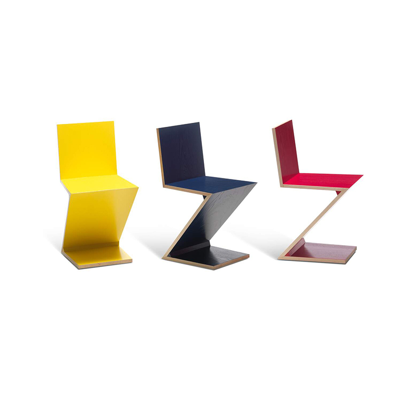 Chaise ZIG ZAG Blanc CASSINA