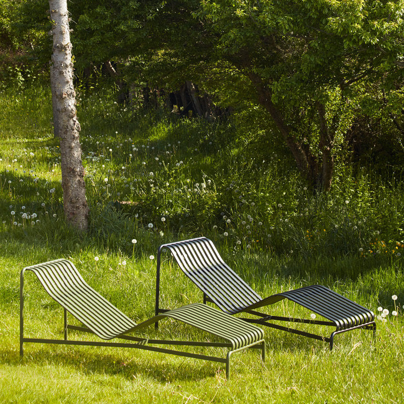 Bain de soleil, chaise longue et hamac PALISSADE Galvanisé HAY