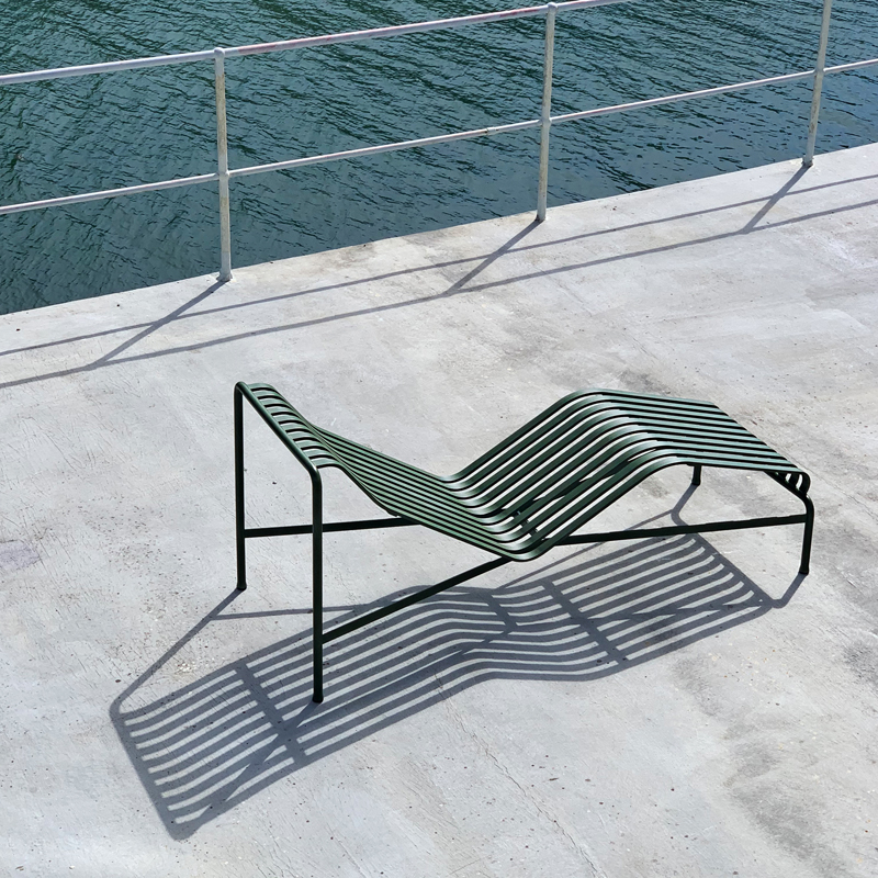 Bain de soleil, chaise longue et hamac PALISSADE Galvanisé HAY