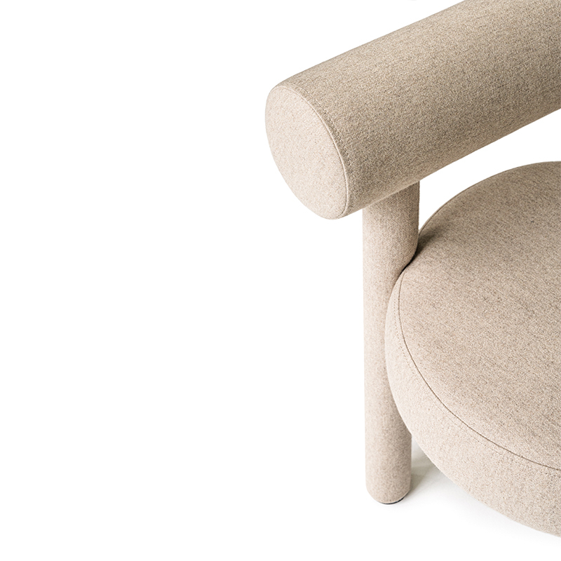 Chaise GROPIUS CS1 Laine Calico 29 NOOM HOME