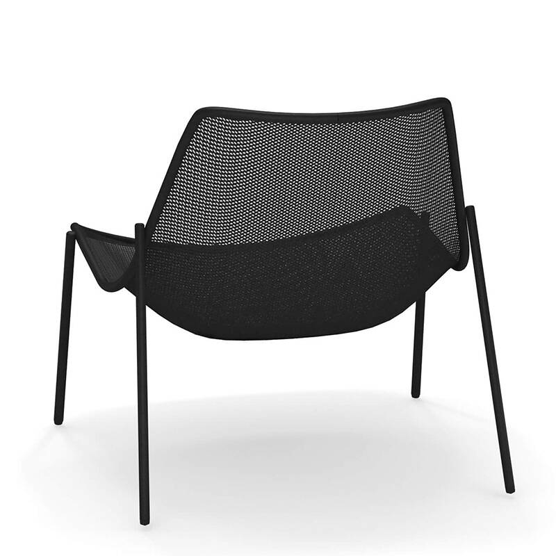 Fauteuil extérieur ROUND Noir EMU