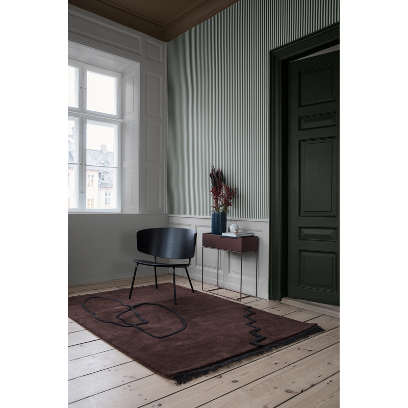 Fauteuil HERMAN Noir FERM LIVING