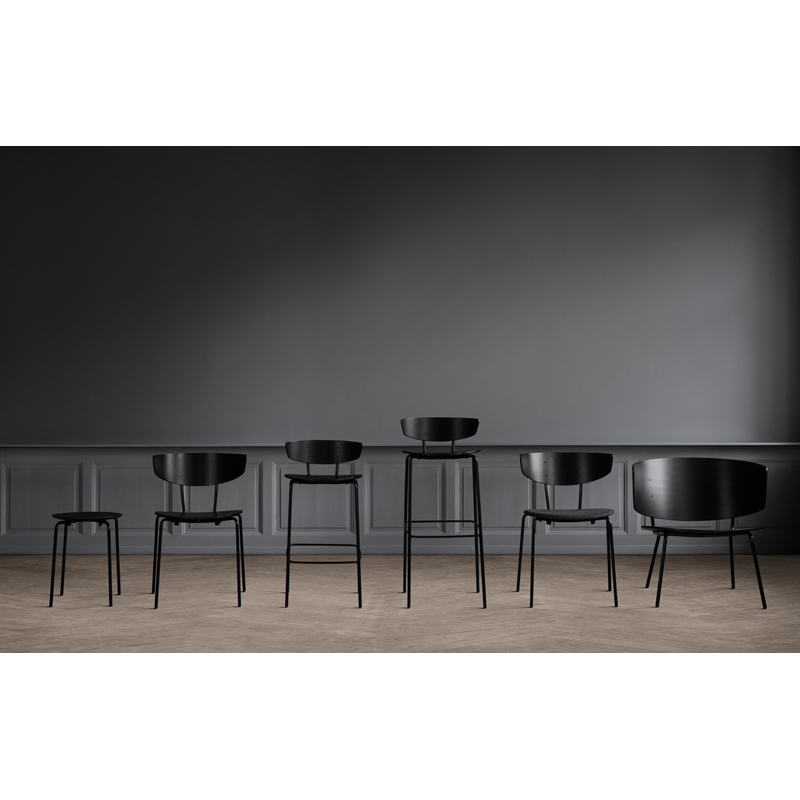 Fauteuil HERMAN Noir FERM LIVING