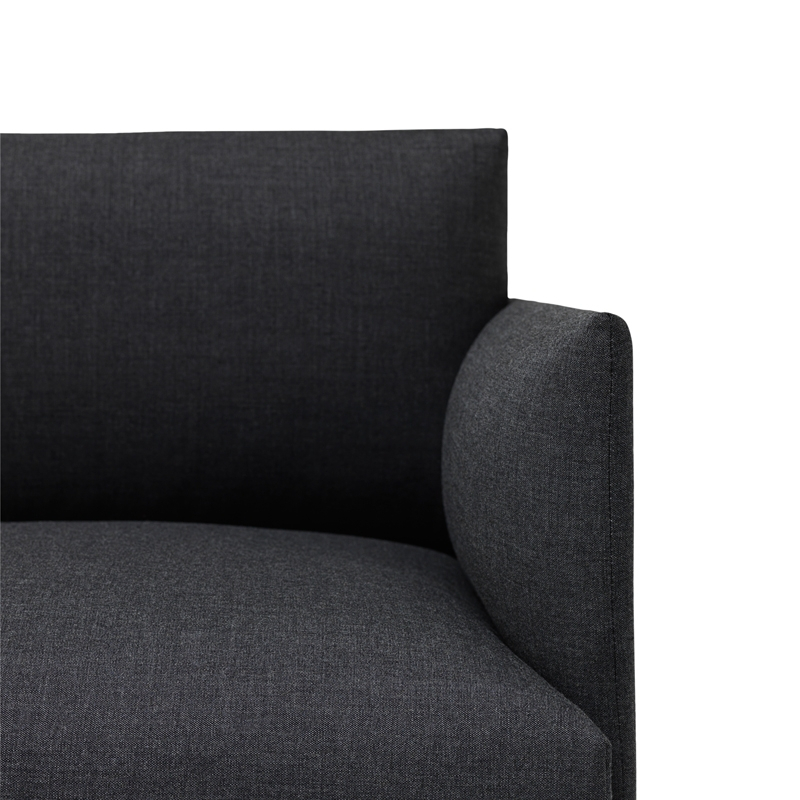 Canapé OUTLINE 3 places Tissu Vancouver 14  MUUTO
