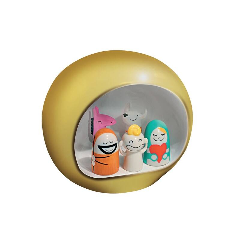 Objet décoratif Crèche PRESEPE Or ALESSI