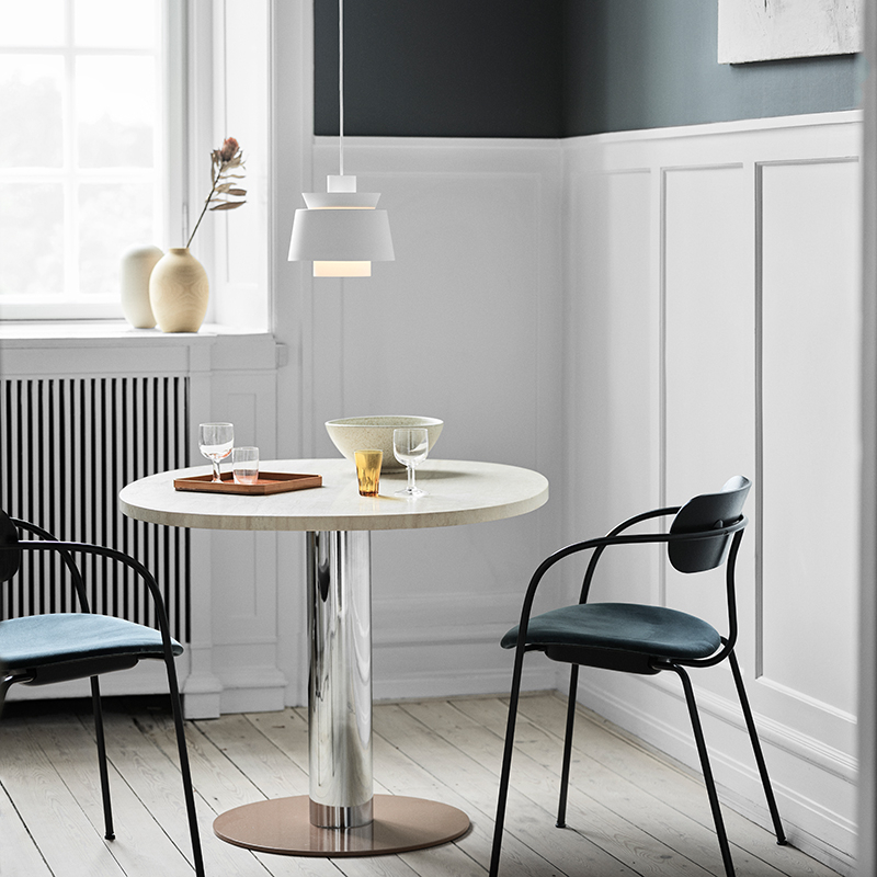 Suspension UTZON JU1 Blanc mat/ laiton AND TRADITION