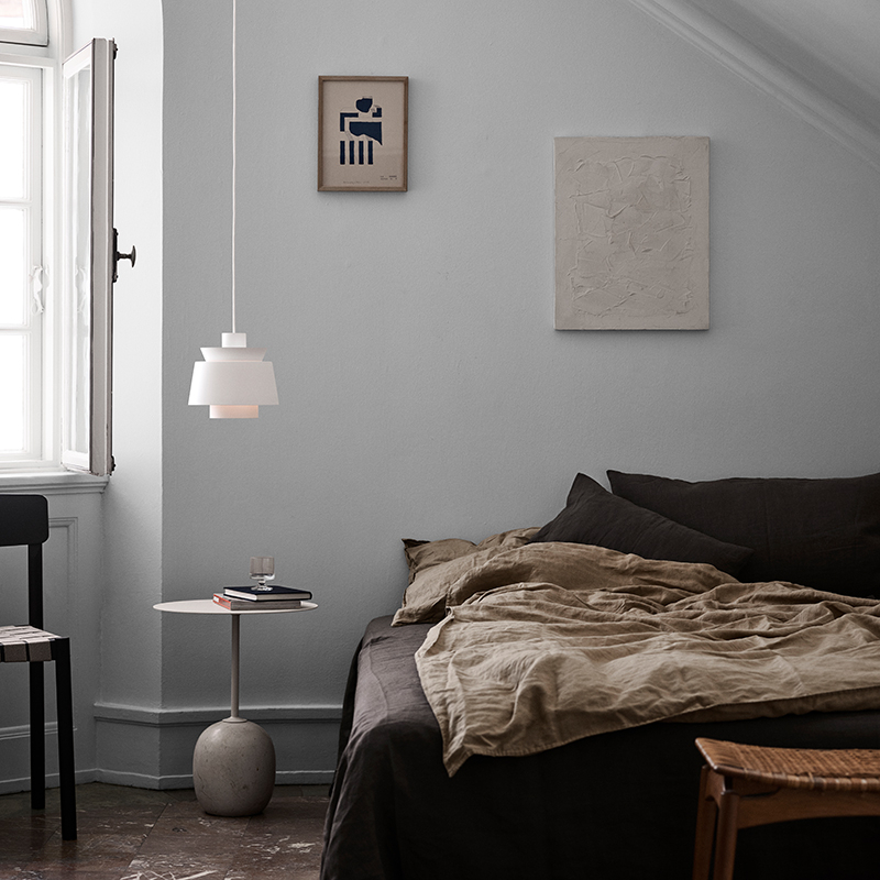 Suspension UTZON JU1 Blanc mat/ laiton AND TRADITION