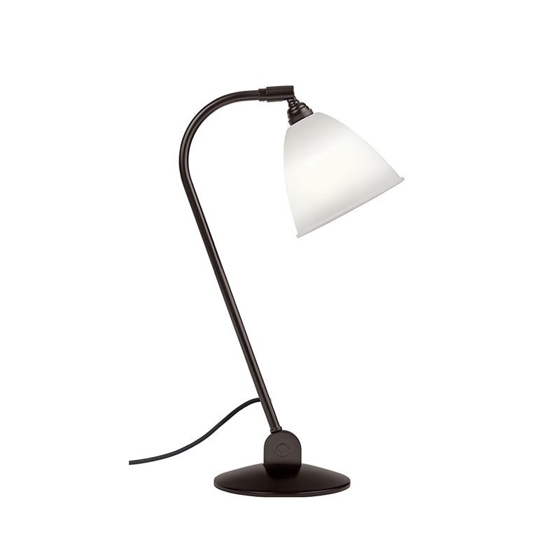 Lampe à poser BESTLITE BL2 Laiton noir/ porcelaine GUBI
