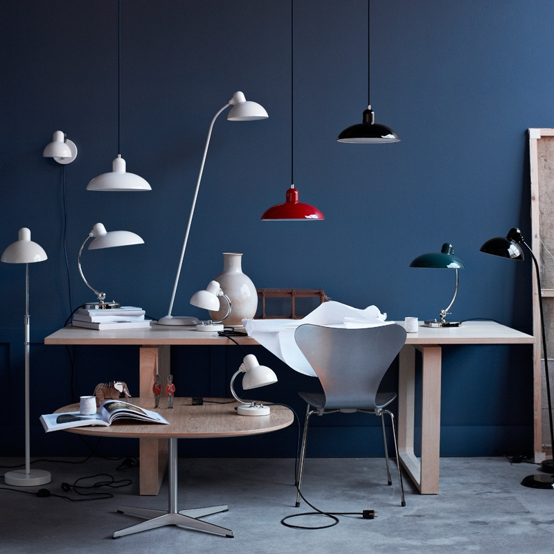 Suspension KAISER IDELL Rouge rubis FRITZ HANSEN