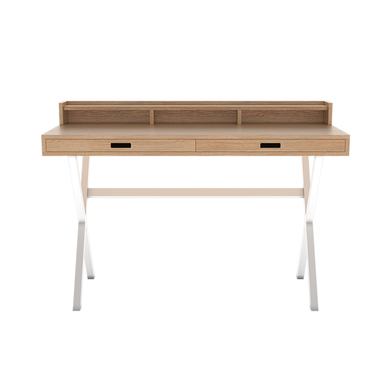 Bureau HYPPOLITE chêne Bleu d'eau HARTO