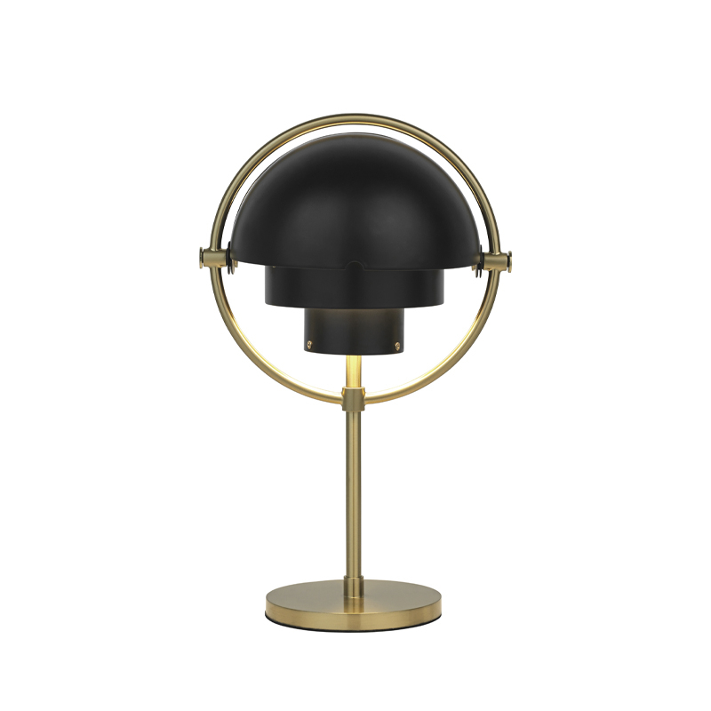 Lampe à poser MULTI-LITE Portable Laiton/ noir GUBI