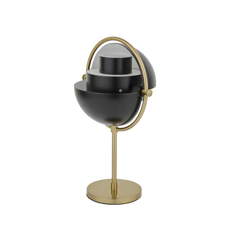 Lampe à poser MULTI-LITE Portable Laiton/ noir GUBI