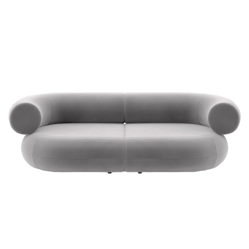 Canapé FAT CONFIGURATION 1 Silver Royal 125 TOM DIXON