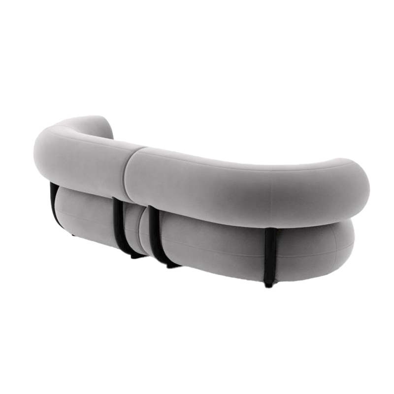 Canapé FAT CONFIGURATION 1 Silver Royal 125 TOM DIXON