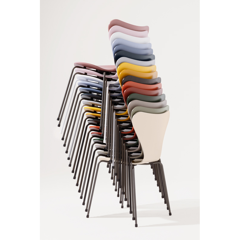 Chaise SERIE 7 Frêne teinté Jaune brulé FRITZ HANSEN