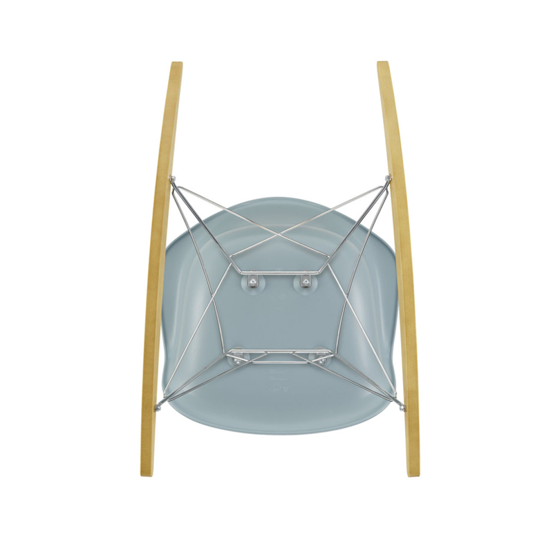 Fauteuil EAMES PLASTIC ARMCHAIR RAR Gris bleuté RE VITRA