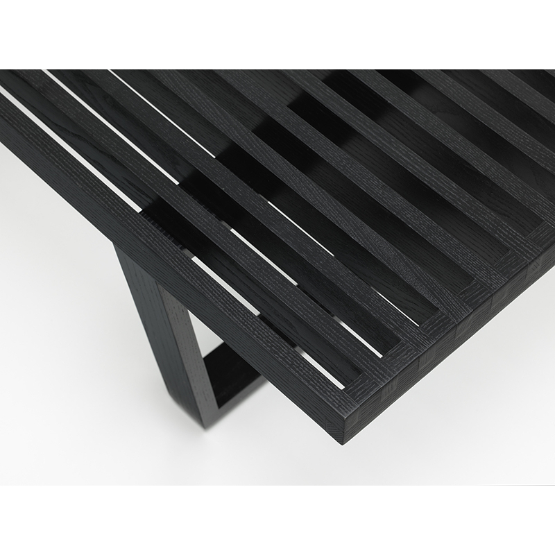 Banc NELSON BENCH Frêne noir VITRA