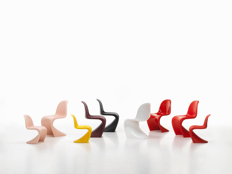 Siège enfant PANTON JUNIOR Rouge classique VITRA