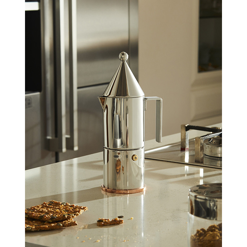 Café & Thé Cafetière espresso LA CONICA Inox ALESSI