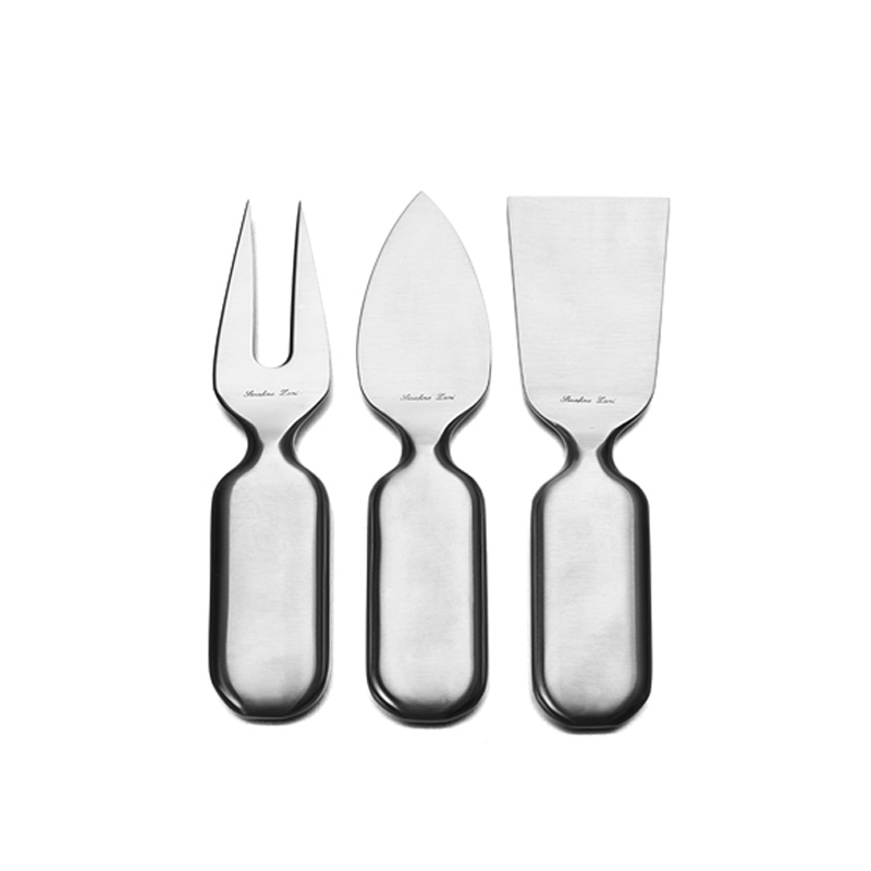 Set of 3 CINQUE STELLE cheese knives