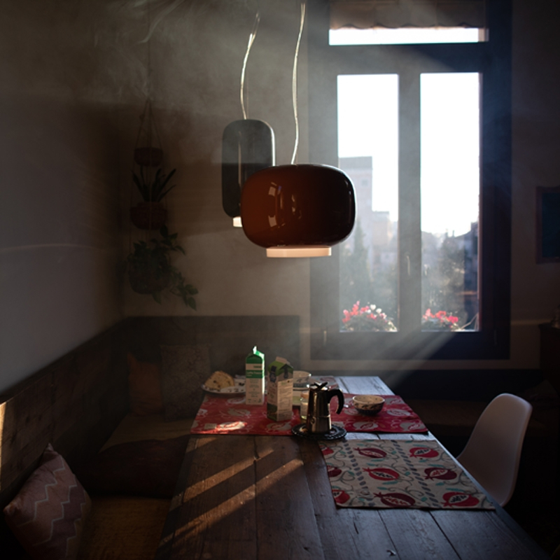 Suspension CHOUCHIN 1 Orange FOSCARINI
