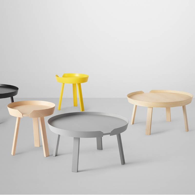 Table d'appoint guéridon AROUND S Frêne MUUTO