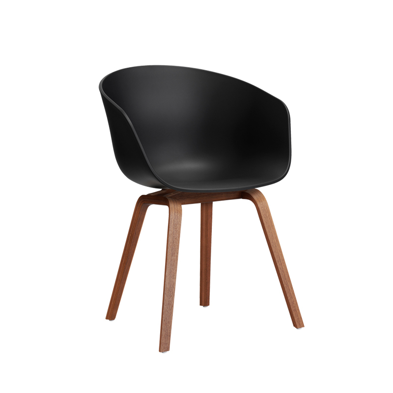 Chaise ABOUT A CHAIR AAC 22 Noir HAY